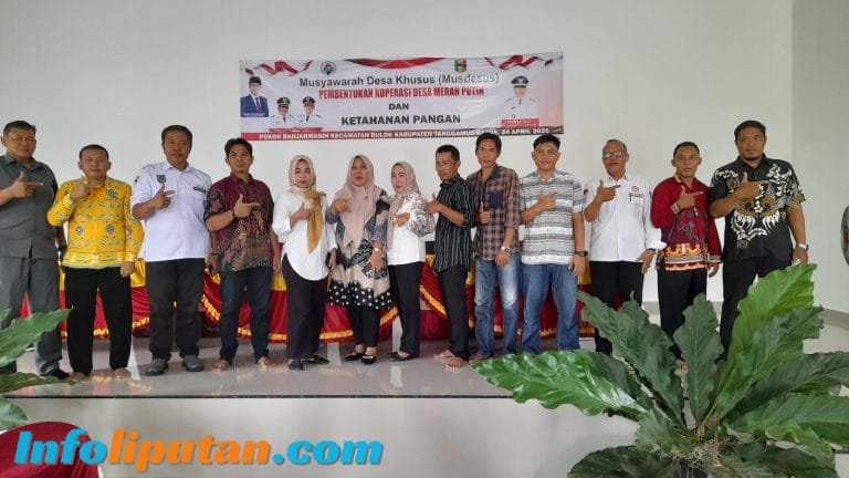 Pekon Banjarmasin Bentuk Koparasi Merah Putih Warga Siap Memajukan Ekonomi Desa