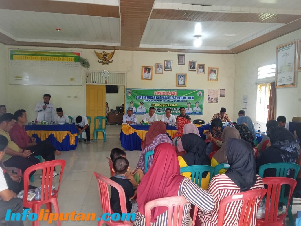 Kopdes “Merah Putih” Resmi dibentuk di Pekon Sukarame, Pesisir Barat