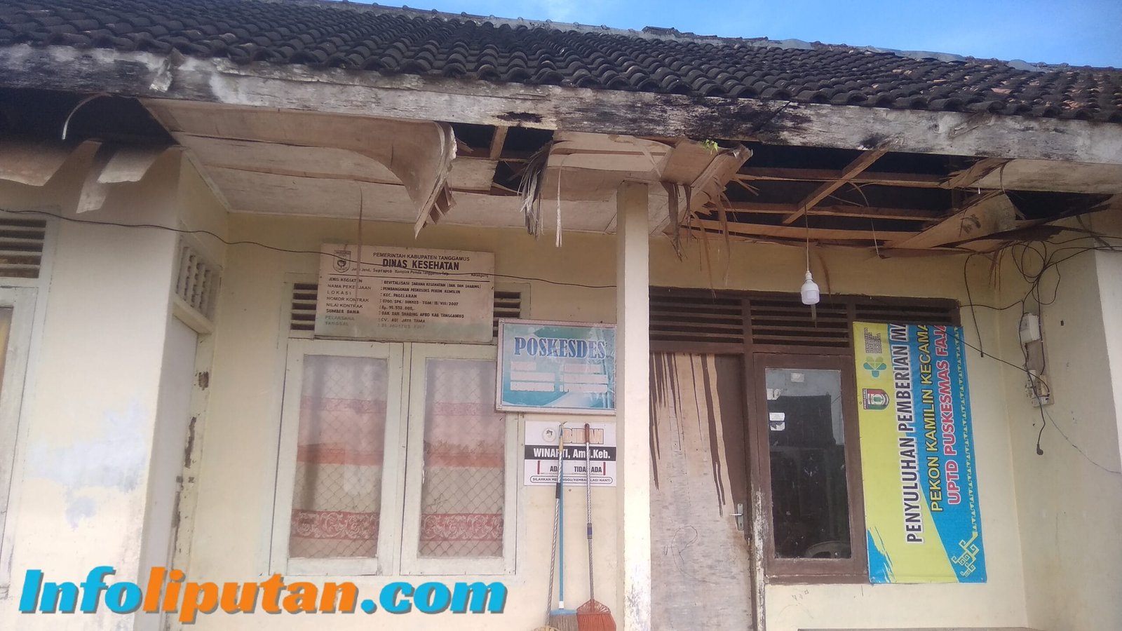 Miris! Poskesdes Pekon Kamilin, Pringsewu, Terbengkalai dan Memprihatinkan: Sebuah Cerminan Ketimpangan Akses Kesehatan