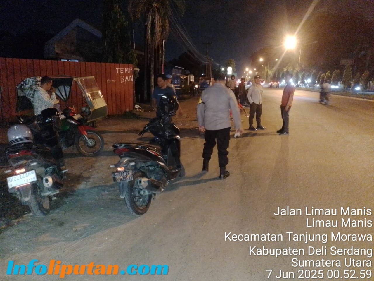 Patroli Blue Light Polresta Deli Serdang cegah Aksi Kriminal Di Malam Hari