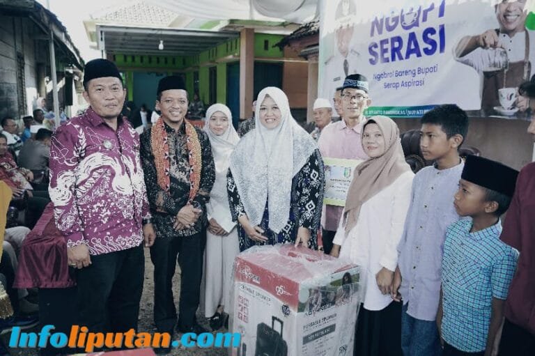 Bupati Pringsewu ngopi Bareng Serap Aspirasi Warga Pekon Sukawangi