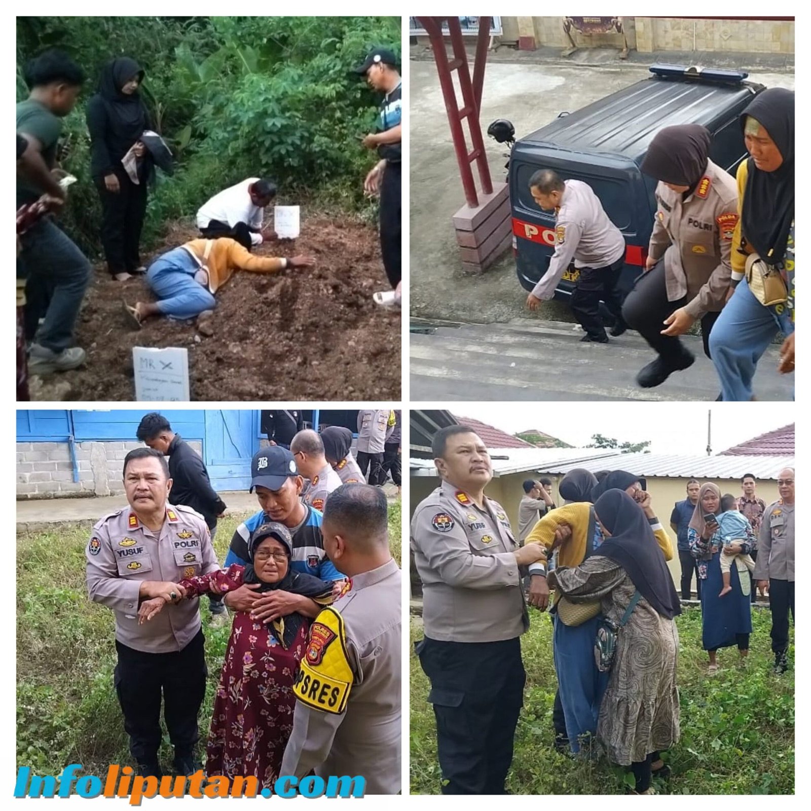 Polres Tanggamus Ambil Sampel DNA dan Dampingi Keluarga Diduga Orang Tua dari Jenazah Tanpa Kepala di Pantai Limau