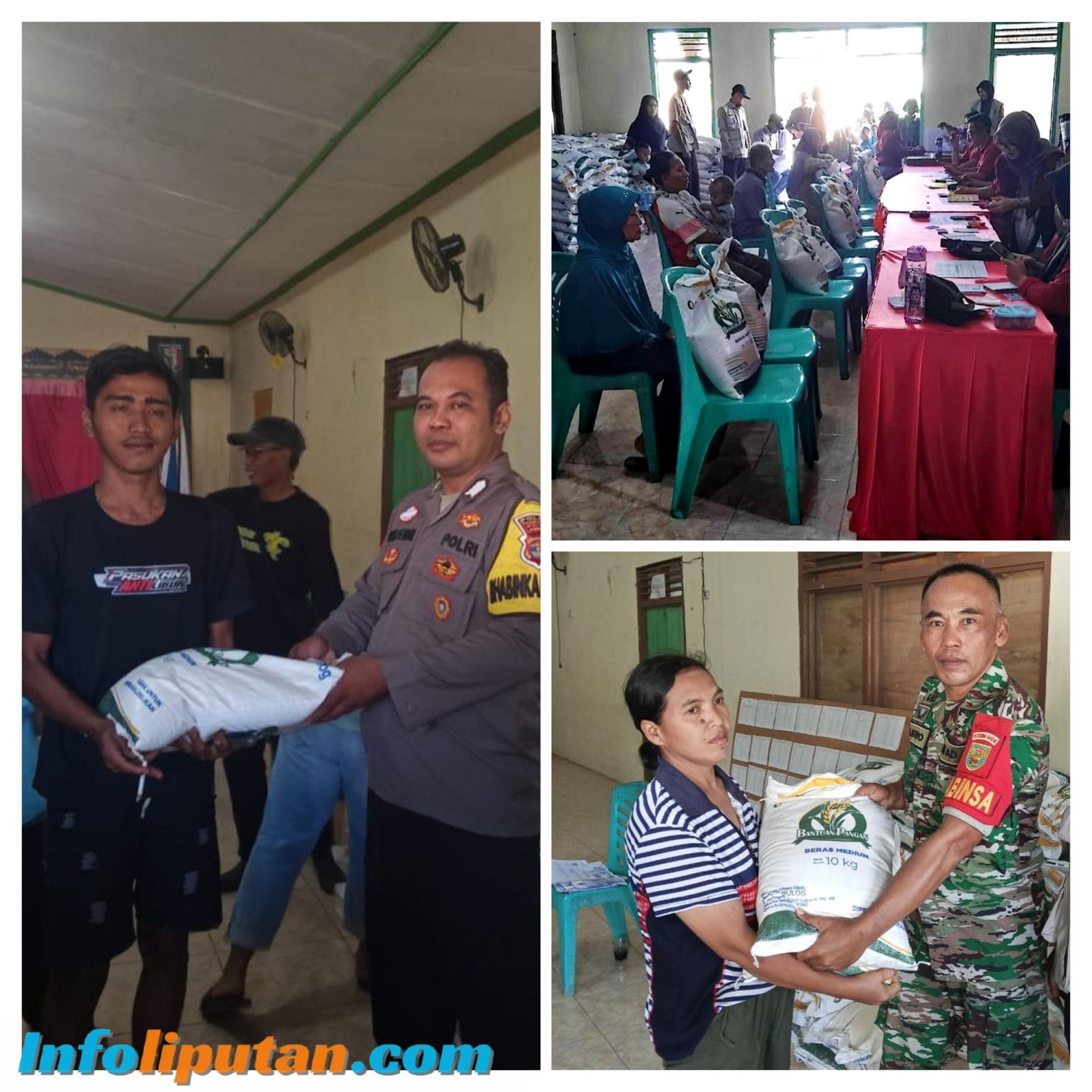 Pekon Lugusari Salurkan Bantuan Pangan Kepada 319 Keluarga penerima manfaat (KPM)