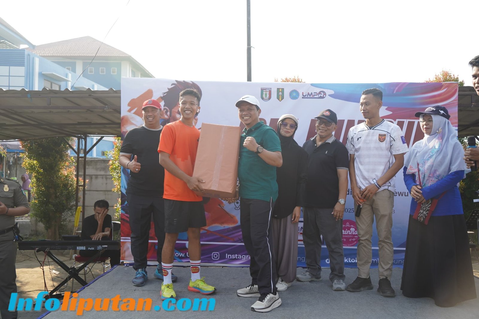 Bupati dan Wabup Pringsewu Lepas Peserta Fun Run