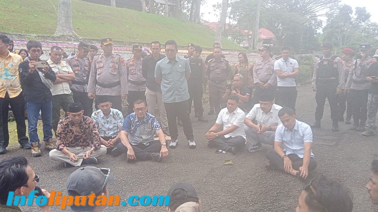 Meski Aksi Demo FTM Disambut Hangat Oleh DPRD Tanggamus, Namun Temui Jalan Buntu
