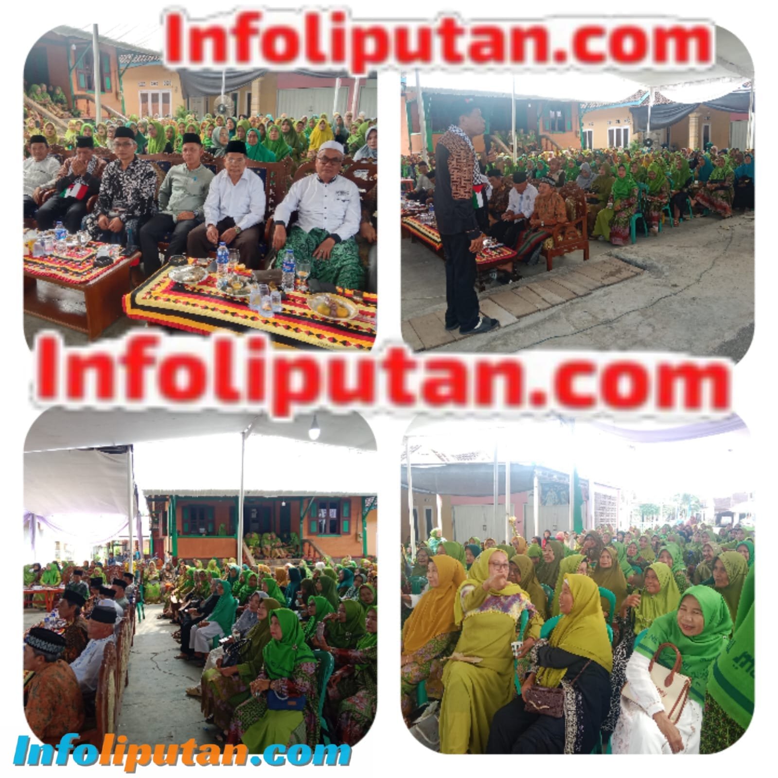 Penuh Gelak Tawa Dan Haru, USTADZ H. KIWIL Guncang Tabligh Akbar Peduli Palestine Di Desa Gedung Dalom.
