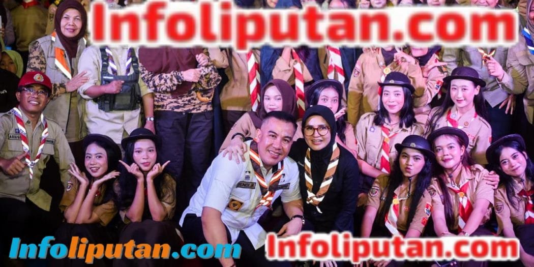 Semarak Pawai Obor Warnai Peringatan Hari Jadi Pesawaran dan Hari Pramuka 2025