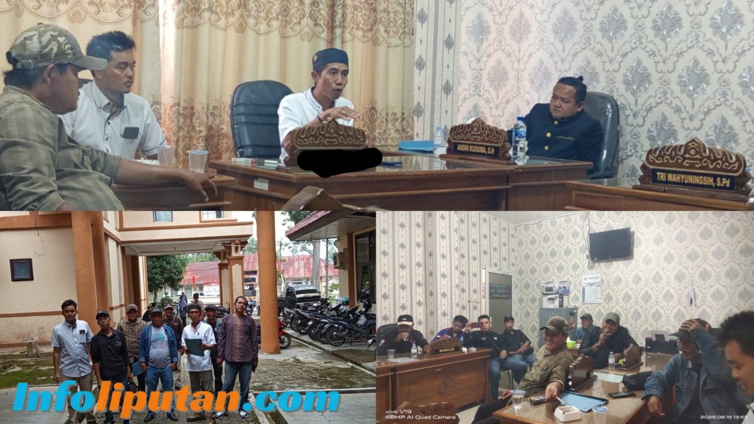 Komisi l DPRD Tanggamus Gelar Hearing Bersama Para Wartawan Lokal