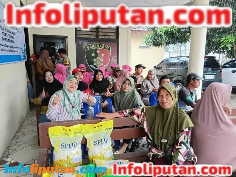 Polres Pesawaran Salurkan 3 Ton Beras SPHP Seharga Rp 11.500/Kg untuk Masyarakat