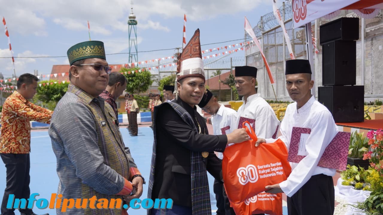 Hadiah Kemerdekaan: Ratusan WBP Lapas Siantar Terima Remisi, Puluhan Hirup Udara Bebas