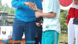 Meriah, Senam Bersama dan Jalan Sehat Warnai HUT RI ke-80 di Desa Tanjung Agung