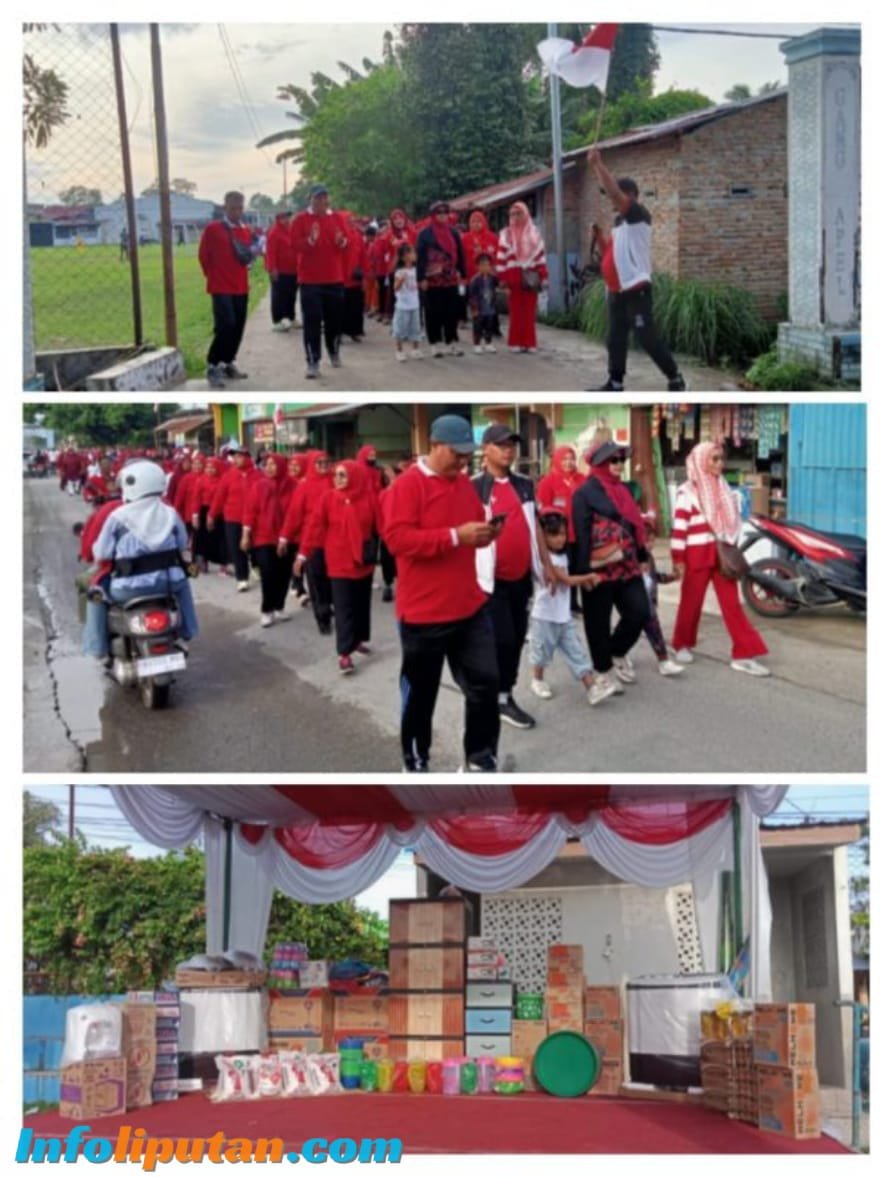 Pemerintah Desa Pasar VI Kualanamu Gelar Jalan Santai dan Aneka Lomba Meriahkan HUT RI ke-80