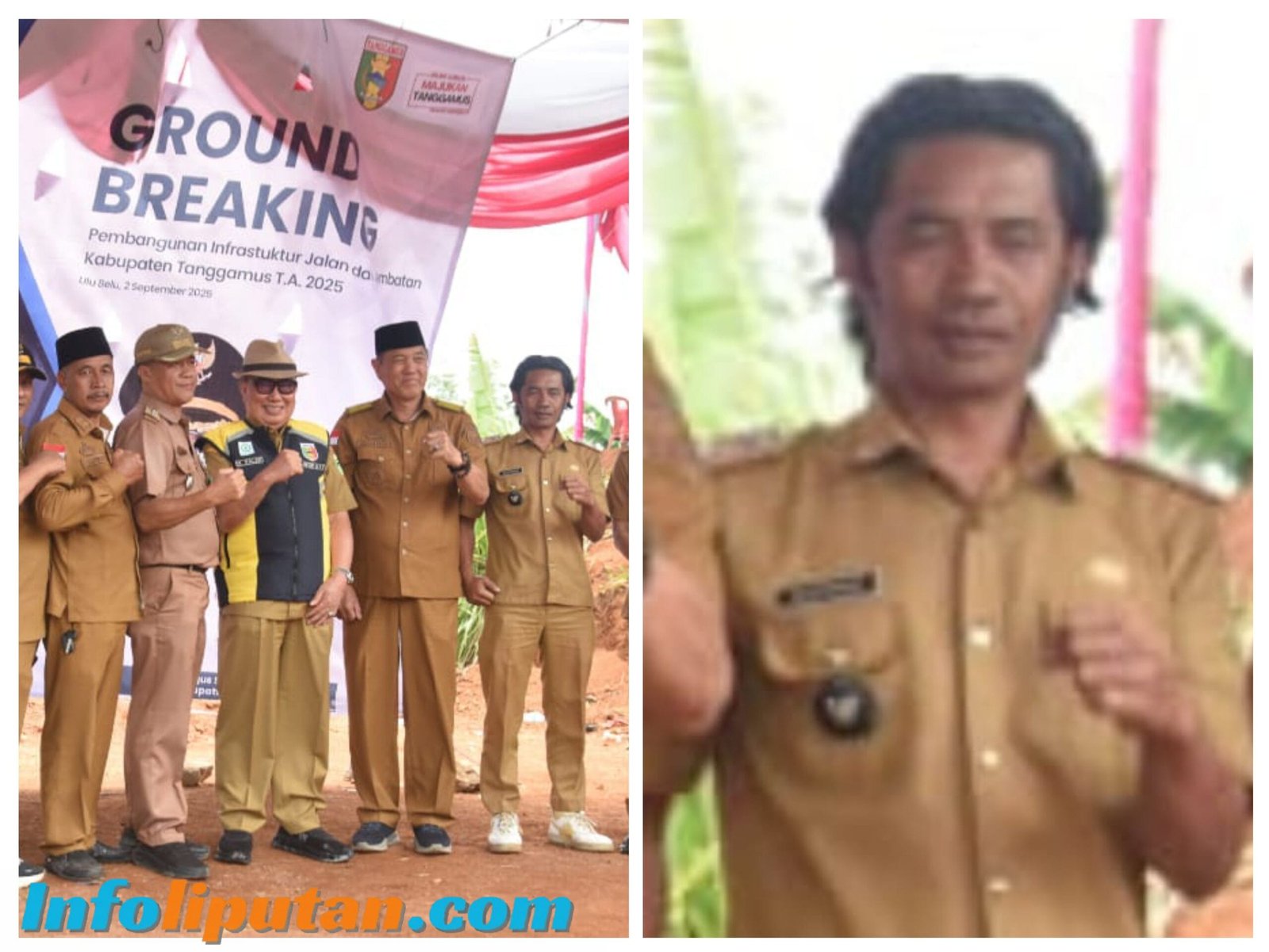 Kakon Air Abang Yang Kusut, Hadiri Kegiatan Bupati Dengan Wajah Polos
