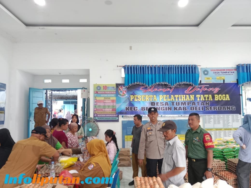 Pemerintah Kecamatan Beringin dan Desa Tumpatan Gelar Gerakan Pangan Murah untuk Ringankan Beban Masyarakat