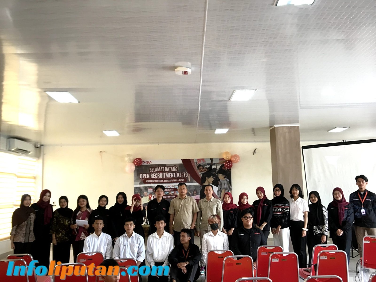 Teknokra Unila Gelar OPREC 2025, IWO Lampung Beri Pembekalan Jurnalis Muda