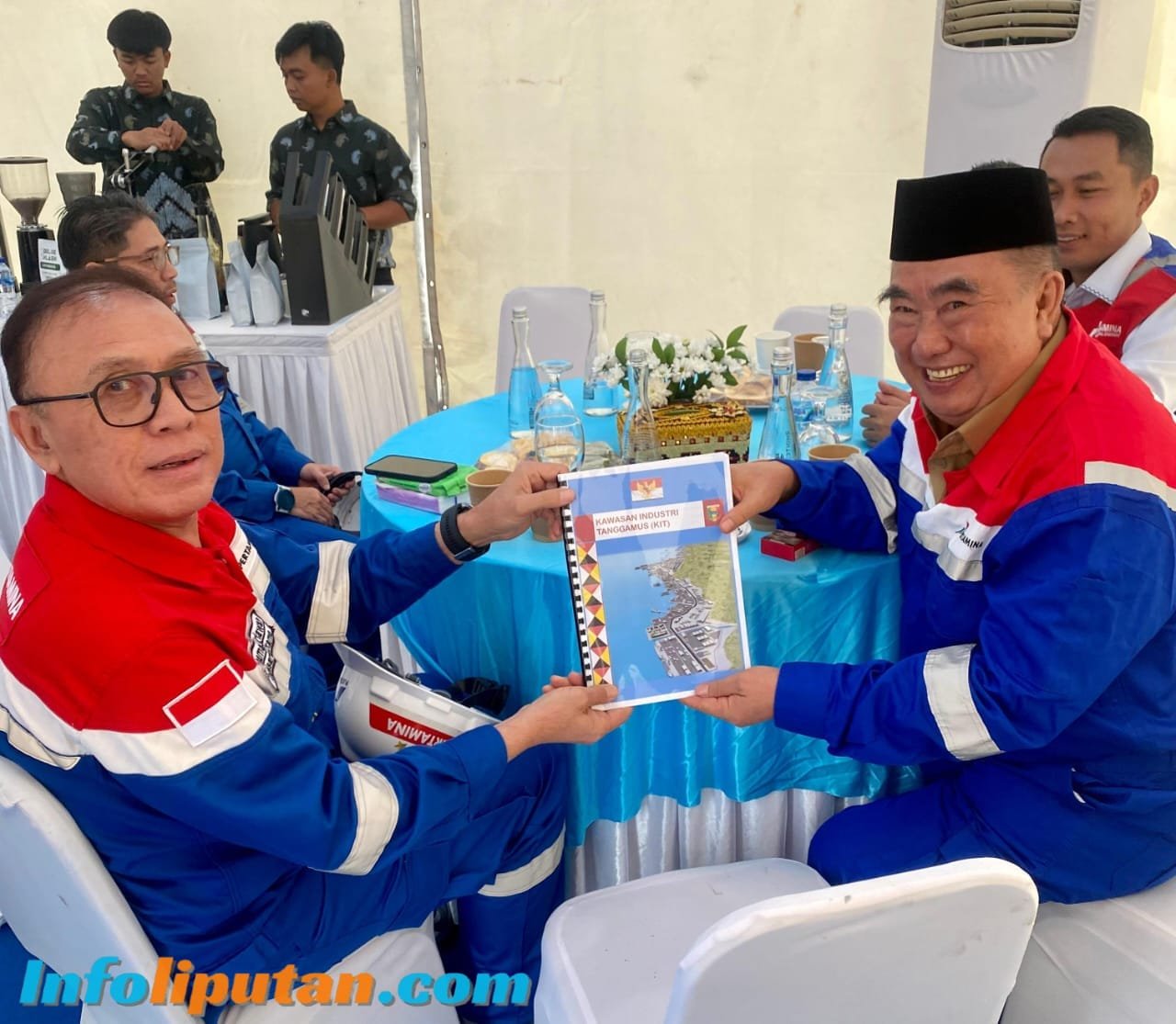 Bupati Tanggamus Kawal Pembangunan Kawasan Industri, RMD Dan Komisaris Utama Pertamina Mendukung Penuh