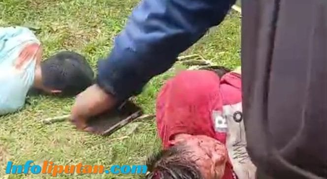 Dua Pria Diduga Pelaku Curanmor Diamuk Di Sukoharjo Pringsewu
