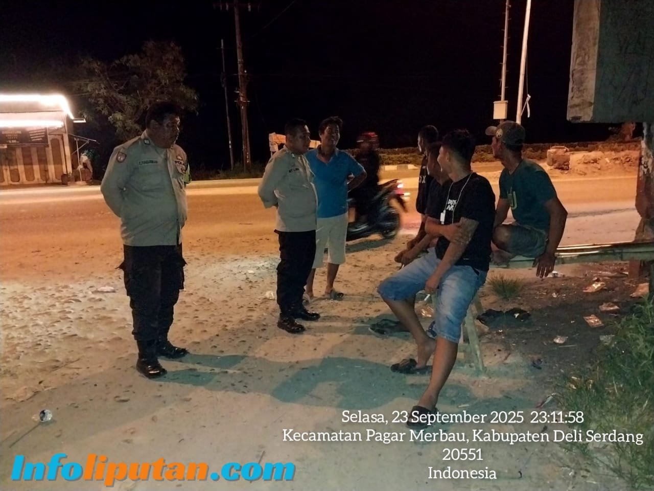 Polresta Deli Serdang Intensifkan Patroli Malam, Jaga Kondusivitas Wilayah