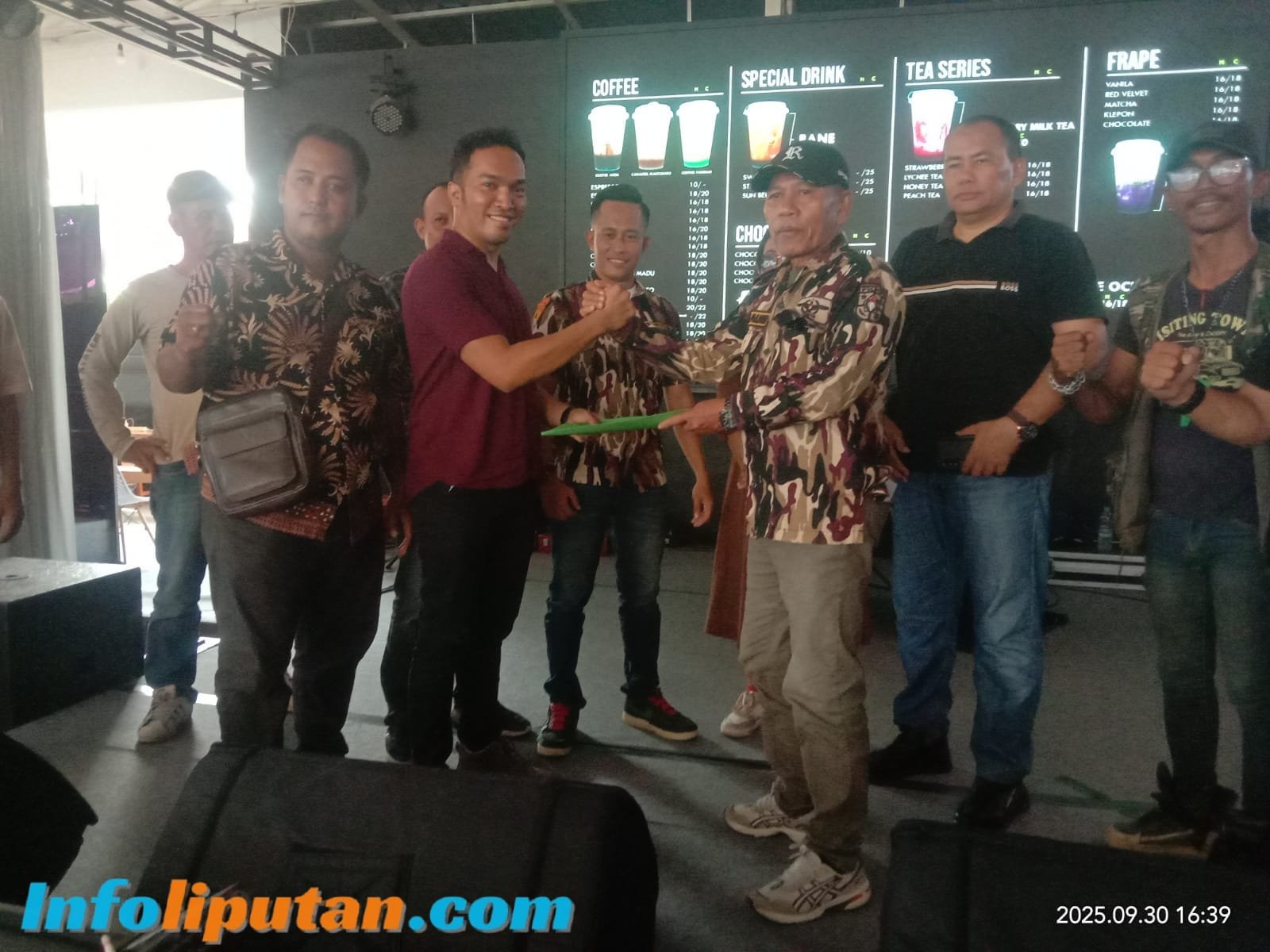 Dedek Adi Wahyu Resmi Nakhodai Ketua GM FKPPI Rayon 020214 Kecamatan Beringin
