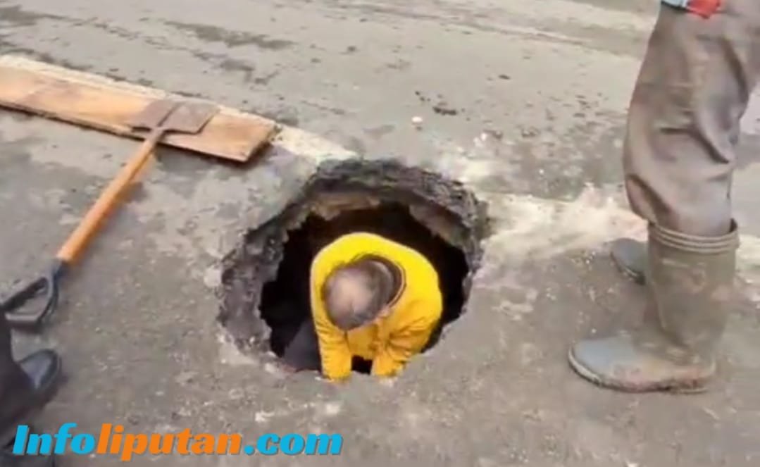 Jalan Amblas di Tanggamus Tak Kunjung Diperbaiki, Warga Sindir Pemerintah Hanya Sibuk Seremonial