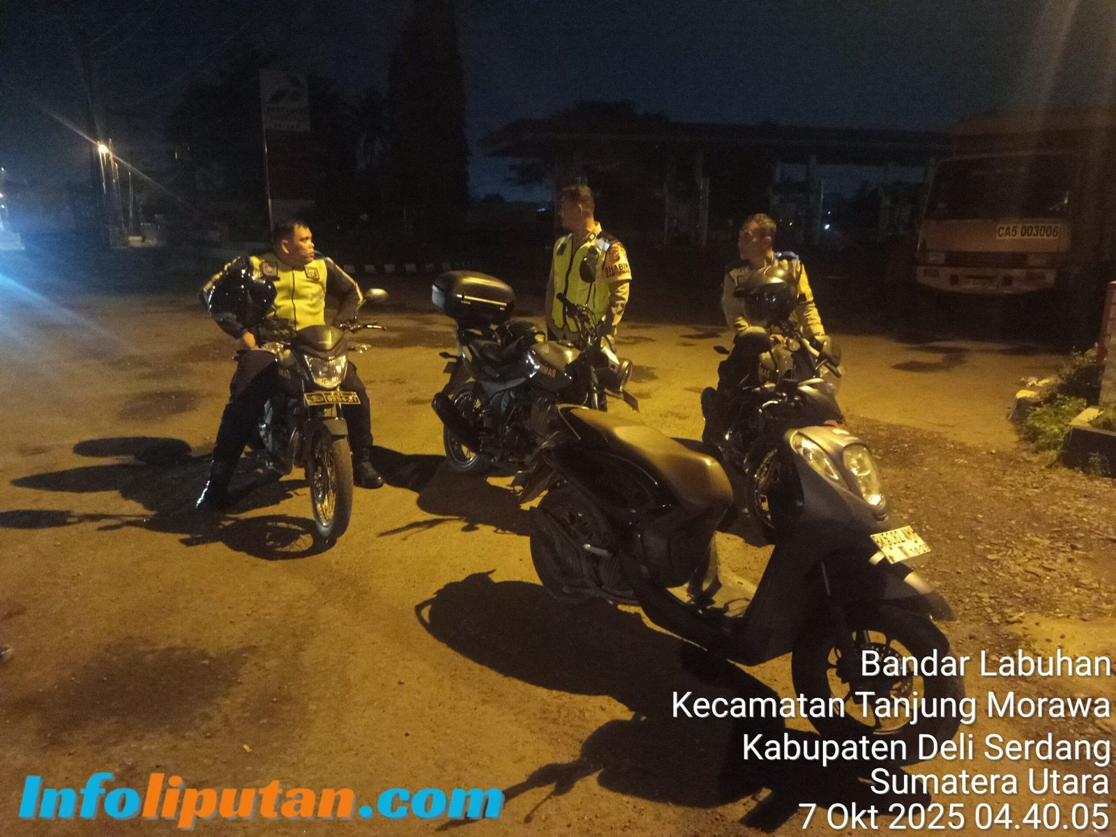 Ciptakan Situasi Aman dan Nyaman, Polresta Deli Serdang Sentuh Masyarakat dengan Patroli Rutin