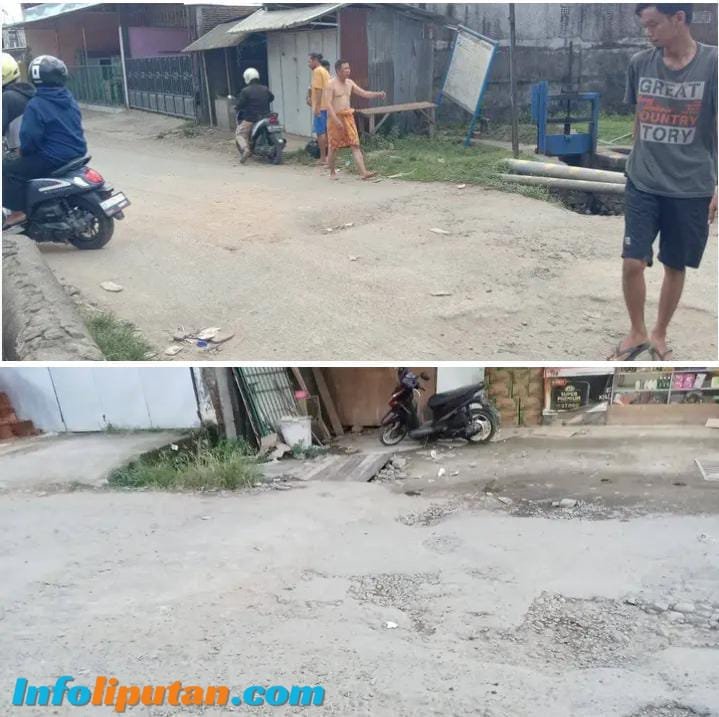 Jalan Rusak Berlubang di Kelurahan Tamallayan di Keluhkan Penguna Jalan