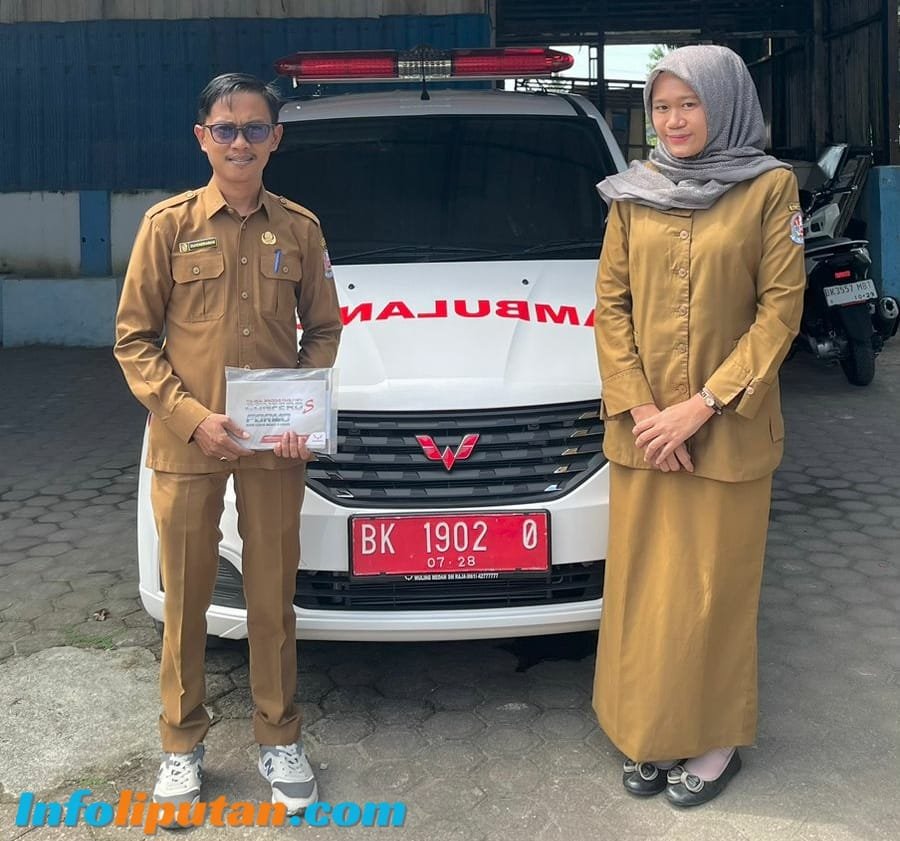 Masyarakat Desa Tumpatan Sambut Gembira Kehadiran Ambulans Desa
