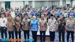 Wabub Pringsewu Hadiri Rakor Penguatan Sinergi Pemberantasan Koropsi