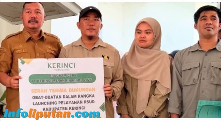 PLTA KMH Serahkan Bantuan Obat dan Alkes ke RSUD Kerinci