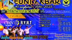 Reoni Akbar 40 Angkatan Merajut Silaturahmi Mempertemukan Antar Generasi SMPN 12 Tangerang