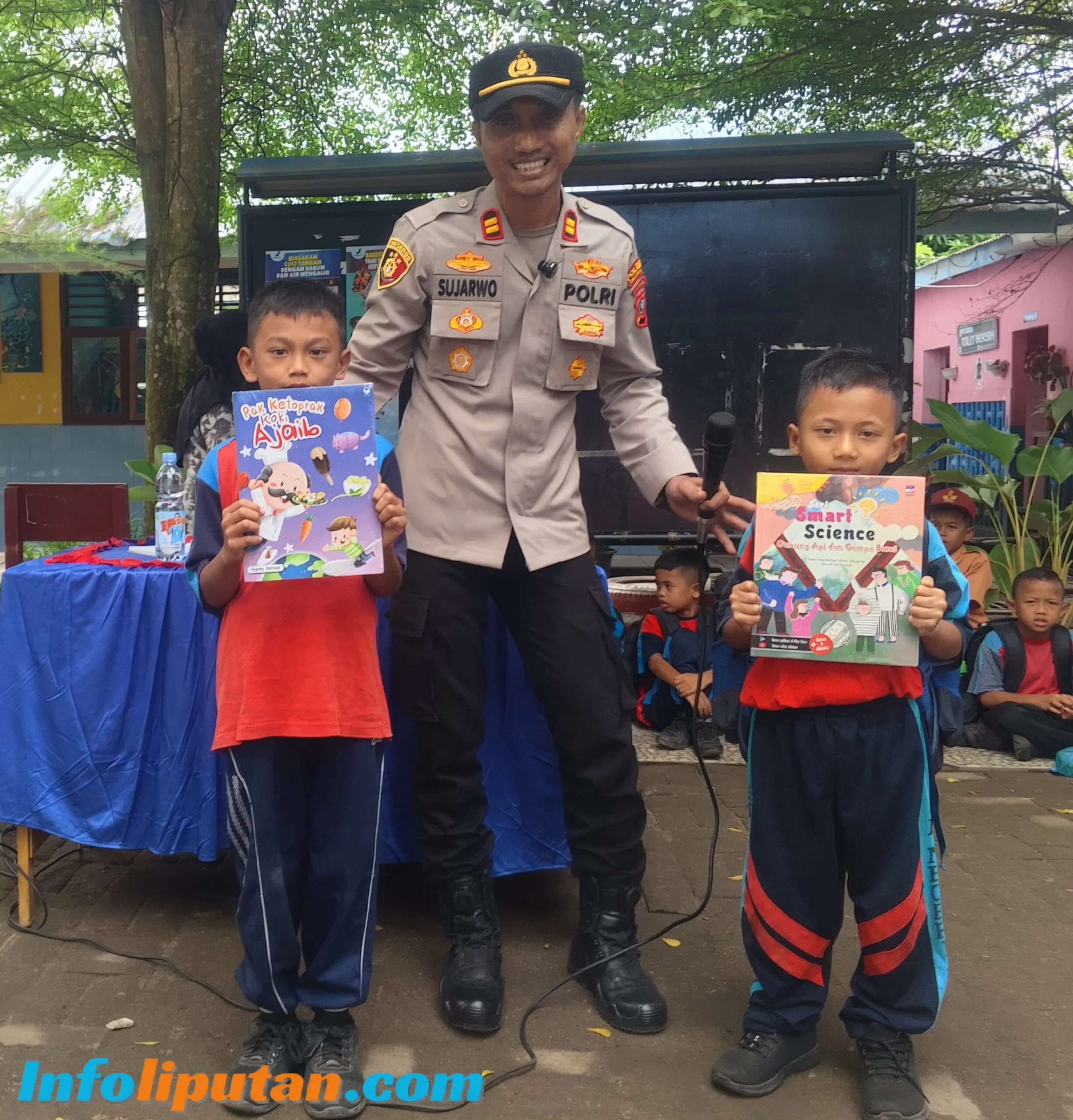 Stop Bullying! Polsek Pantai Labu dan LPA Edukasi Siswa SD Rugemuk