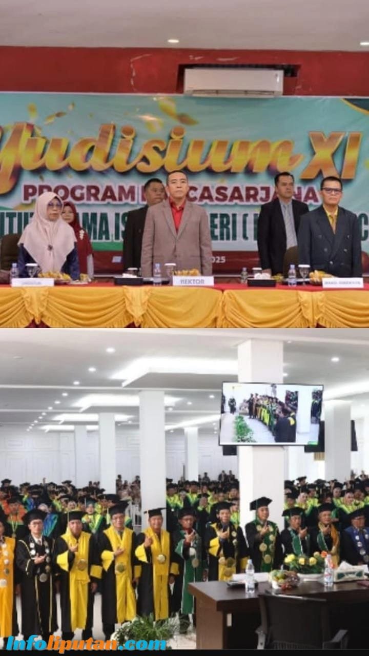 Wisuda Sarjana dan Pasca Sarjana IAIN Kerinci ke- Xl, Sebanyak 258 Orang Sukses dan lancar diGelar