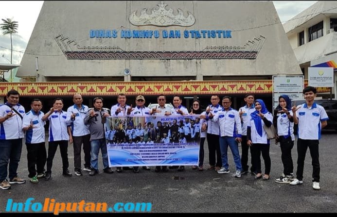 Kadis Kominfo Lampung Lepas Rombongan PPWI ke Rakernas & HUT ke-18 di Jakarta