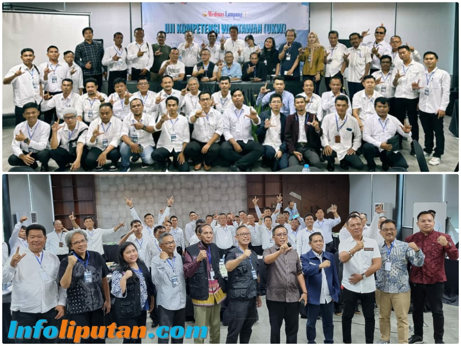 36 Wartawan Bandarlampung Lulus UKW, Bukti Komitmen Tingkatkan Kualitas