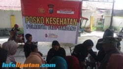 Cegah Penyakit Pascabanjir, Dokkes Polresta Deli Serdang Lakukan Pemeriksaan Kesehatan