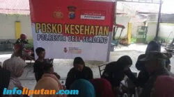 Cegah Penyakit Pascabanjir, Dokkes Polresta Deli Serdang Lakukan Pemeriksaan Kesehatan