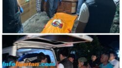 Polsek Talang Padang Bersama Inafis Polres Tanggamus Tangani Penemuan Jenazah Warga di Kalibening