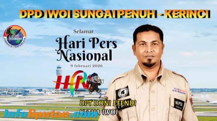 Peringati HPN 2026, DPD IWOI Sungai Penuh–Kerinci Tegaskan Peran Pers sebagai Pilar Demokrasi
