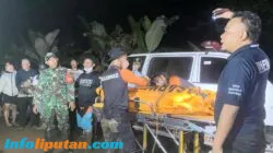 Polsek Pulau Panggung dan Inafis Polres Tanggamus Identifikasi Temuan Mayat di Irigasi Sawah Gunung Meraksa