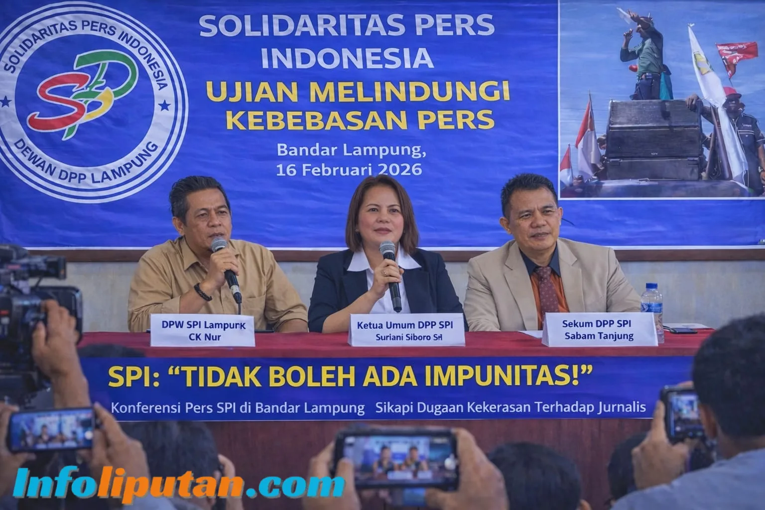 Konferensi Pers Resmi DPW SPI Lampung: Kekerasan terhadap Jurnalis di Kawasan IMIP Adalah Ancaman terhadap Demokrasi