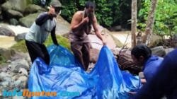 Evakuasi Pemuda Tenggelam, Perjuangan Polsek Pulau Panggung dan Warga Empat Jam Lewati Jurang dan Hutan