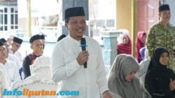 BUPATI PRINGSEWU HADIRI SAFARI RAMADHAN DAN NGOPI SERASI DI PEKON PUJIHARJO