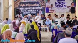 NGOPI SERASI Edisi 20 dan Safari Ramadhan, Bupati Pringsewu Serap Aspirasi Warga Banyumas
