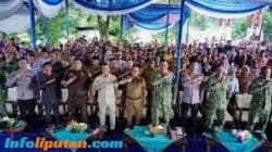 Pangdam XXI/Raden Inten Resmikan Jembatan Gantung Garuda Tahap II di Pringsewu