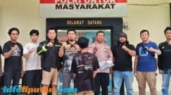 Dibackup Tekab 308 Polres Tanggamus Polsek Pulau Panggung Tangkap Pelaku Penganiayaan di Jalan Bendungan Batu Tegi