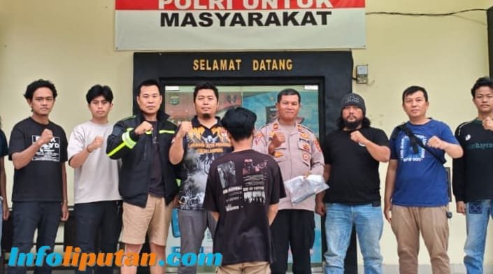 Dibackup Tekab 308 Polres Tanggamus Polsek Pulau Panggung Tangkap Pelaku Penganiayaan di Jalan Bendungan Batu Tegi