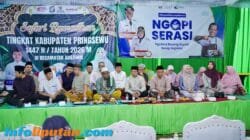 Ngobrol Bareng Bupati Serap Aspirasi (Ngopi Serasi) dan Safari Ramadhan 1447 H/2026 M di Masjid Darussalam Pekon Persiapan Sukamanah Kecamatan Adiluwih