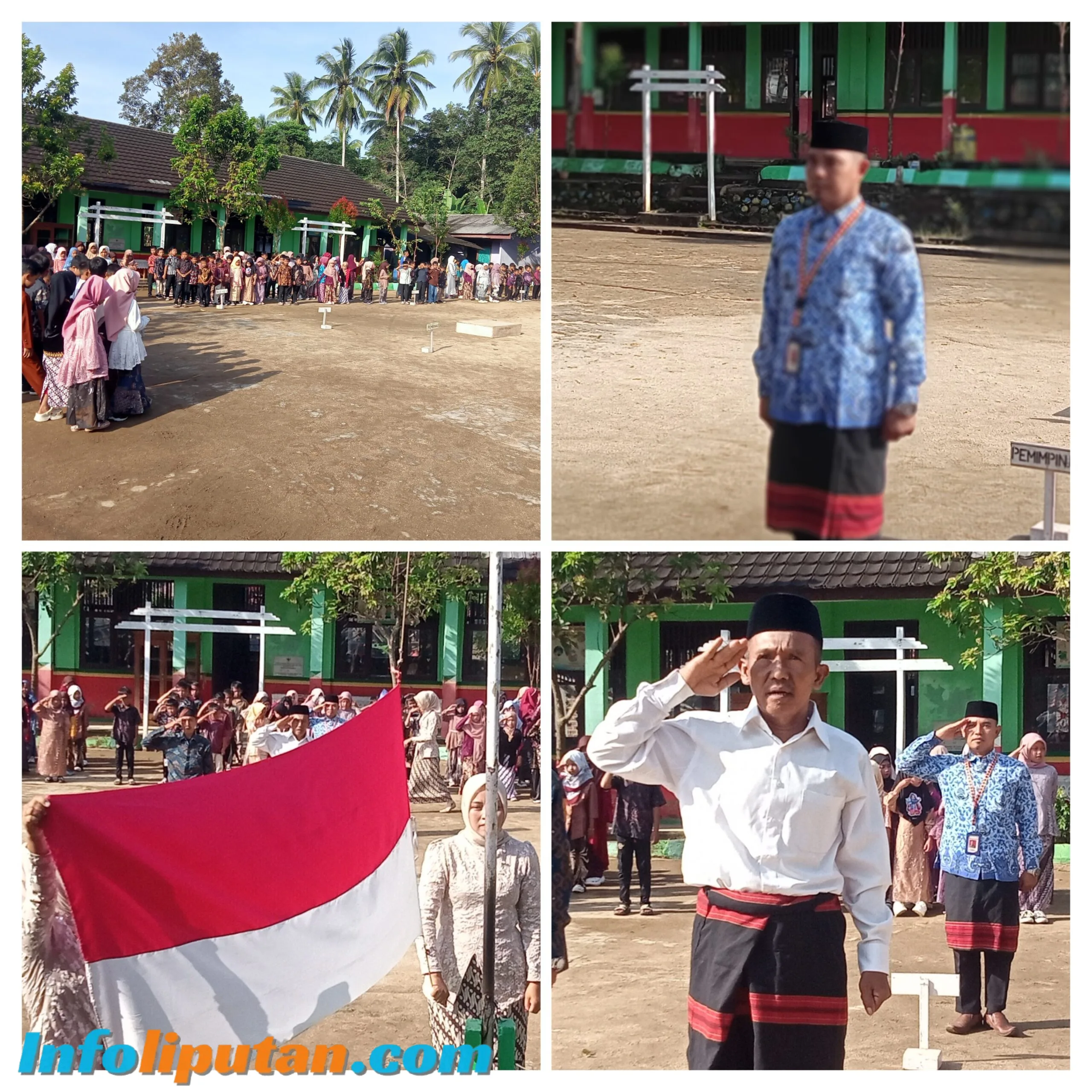 SDN 1 Way Harong Peringati Hari Kartini dengan Upacara Khidmat