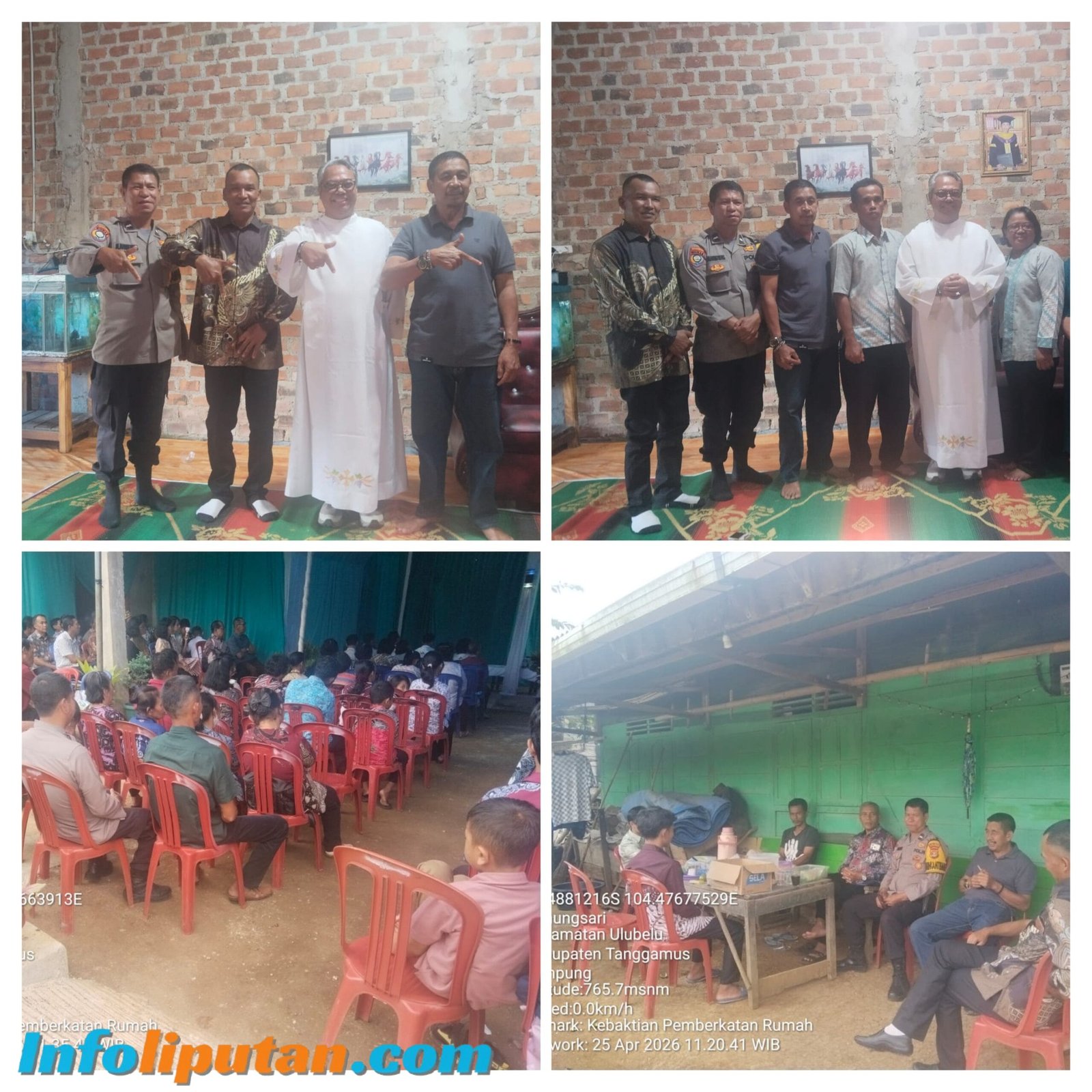 Salam Toleransi dan Kebersamaan Antar Umat Beragama di Pekon Gunung Sari Terjalin Harmonis