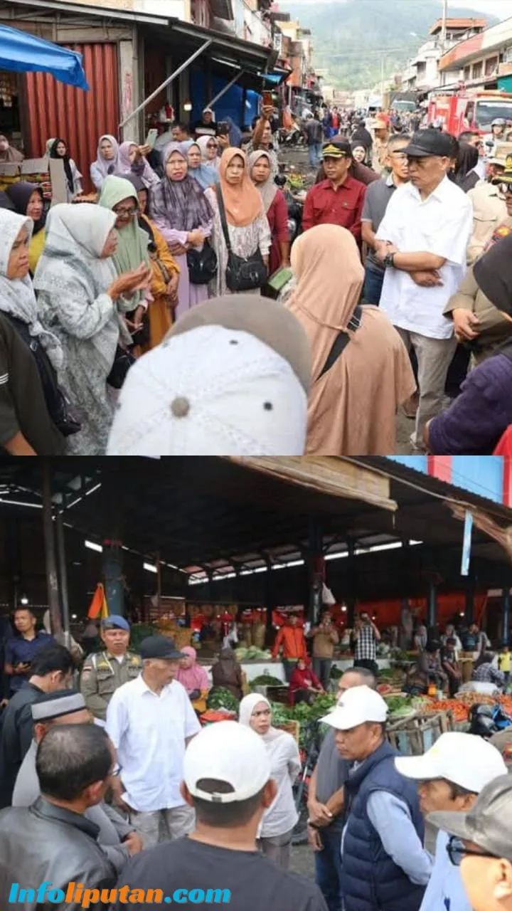 Pemkot Sungai Penuh Mewujudkan Pasar Tanjung Bajure Lebih Tertib, Bersih, Nyaman bagi pedagang